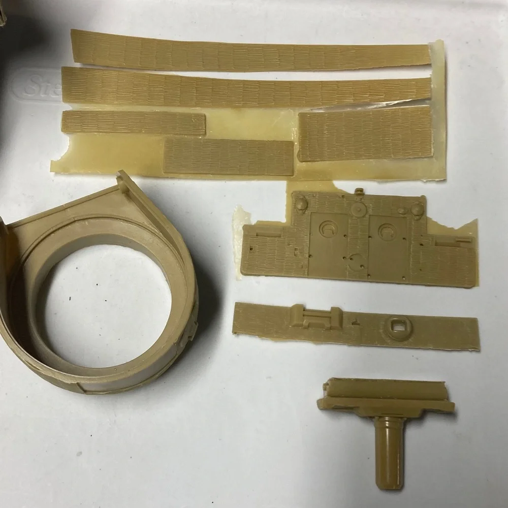 Verlinden 1/35 WWII model tank detail kits, Sherman, Tiger Zimmeret, lot of 2